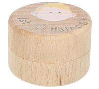 NOLITOY Boîte Première Coupe Garçon Fille Bois Boîte Souvenir Mèche Cheveux Cadeau Naissance Garçon Fille