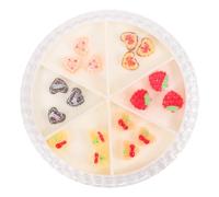 NOLITOY Boîtes De Décorations Pour Ongles Forme De Bonbons Desserts Pour Manucure Diy