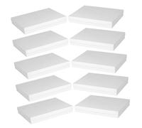 NOLITOY Boîtes D'emballage Avec Couvercle Lot De 10 Pièces Boîte Extra Large Carton Blanc Polyvalente Pour Emballage Présent Vêtements Rangement Empilable Usage Fêtes Présents Anniversaire Mariage