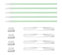 NOLITOY Bouchons Anti-poussière USB-c 13 Pièces Argenté, Protection Complète Ports USB pour Smartphones 15/16, Caches Haut-Parleur Ultra-Fins, Kit Nettoyage Portable pour Téléphone