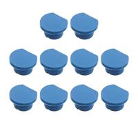 NOLITOY Bouchons D'évier en Pvc Bleu Lot de 10 pour Bac à Shampoing, Joint D'étanchéité Empêchant le Débordement D'eau, Lavage des Cheveux en Position Allongée