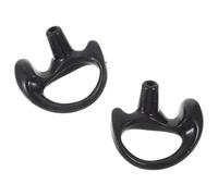 NOLITOY Bouchons d'oreille en Caoutchouc Noir Compatibles Oreille Gauche et Droite Confortables Légers, Lot de 1 Paire pour Écouteurs pour Kits Audio Coil Tube