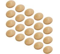 NOLITOY Bouchons en Bois pour Trous de Meubles 100 Pièces, Cache-Vis Décoratifs 30 X 25 MM, Accessoires Montage pour Escaliers, Réutilisables, Adaptés aux Armoires et Meubles en Bois