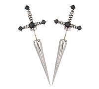 NOLITOY Boucles Oreilles pour Femme Design Unique et Rétro Bijoux Gothiques et Punk Personnalisés Accessoires Mode pour Halloween