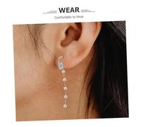 NOLITOY Boucles Oreilles Ronde Étoile Française Chic Oreille Mode Confortable Élégance pour Mariage Plage Soirée