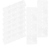 NOLITOY Bouclier Protecteur Thermique 14 Cm 10 Trous en Pvc pour Extensions de Cheveux, Kit Multifonction 10 Pièces, Accessoire Professionnel pour Protection de Colle Capillaire