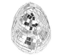 NOLITOY Boule à Facettes Canard Disco Argentée Réfléchissante en Verre Décoration Suspendue Festive pour Soirées Disco Années 70 Mariage et Enterrement de Vie de Jeune Fille Ornement