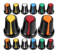 NOLITOY Boutons de Potentiomètre Faciles à Installer Utiliser pour Guitare Électrique Lot de 60 en Plastique Accessoires Indispensables pour Contrôle Volume et Tonalité