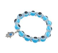 NOLITOY Bracelet Femme Créatif Œil Maléfique et Main Protectrice Design Rétro Élégant pour Quotidien et Fête