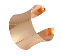 NOLITOY Bracelet Manchette Large Punk Homme Femme Ajustable Métal Gravé Style Grooved Cuff Bangle