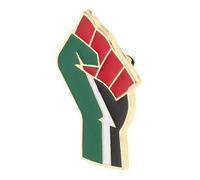 NOLITOY Broche Drapeau Palestine Émaillée Patriotique avec Poing Épingle Métallique pour Vêtements Sacs et Chapeaux Accessoire Mode Symbolique pour Expression Personnelle