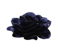 NOLITOY Broche Fleur Large Tissu pour Femmes Épingle pour Vêtements de Fête et Accessoires de Mode Bleu Foncé