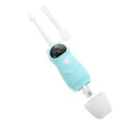 NOLITOY Brosse à Dents Automatique Garçon et Filles 3-12 1 Manche Bleu 2 Têtes Souples Étanche Nettoyage Buccal Bain Soin Dentaire Quotidien Hygiène Orale Garçon et Filles