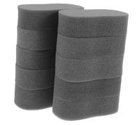 NOLITOY Brosse à Épousseter Cheveux Et Cou Lot De 10 Pièces Éponge Noire Douce Usage Salon Professionnel Esthétique