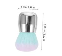 NOLITOY Brosse de Barbier Douce pour Salon de Coiffure Balayette Cou et Visage Brosse de Nettoyage Cheveux et Poils Manche Ergonomique Multi-usages pour Barbe et Animaux