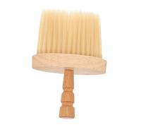 NOLITOY Brosse De Nettoyage Pour Barbier à Manche Bois Brosse Rigide Pour Cheveux Et Barbe Outil Pour Salon De Coiffure Et Rasage