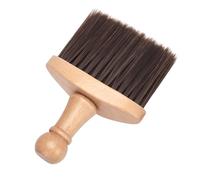 NOLITOY Brosse Douce pour Cou Homme avec Manche Bois Massif Plumeau Coiffure Portable pour Éliminer Cheveux Coupés et Poils Rebelles Outil de Nettoyage Cheveux pour Salon et Usage