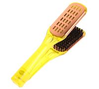 NOLITOY Brosse Lissante Pliable Alliage Aluminium Peigne De Lissage Double Face Pour Cheveux Lisses Et Démêlés Outil De Coiffure Élégant Pour Salon