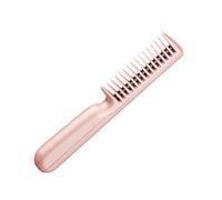 NOLITOY Brosse Lissante Portable USB avec Fil Peigne Chauffant pour Cheveux et Barbe Coiffage Rapide pour Types de Cheveux Design Compact Rose