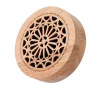 NOLITOY Brûleur Bois Massif Support Rond Décoratif pour Salon Chambre Bureau Et Yoga