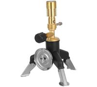 NOLITOY Brûleur Bunsen en Laiton Portable Multifonction, Lampe à Incandescence de Laboratoire, Bec Bunsen au Propane Compact et Léger pour Chauffage et Équipement de Laboratoire, Usage