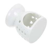 NOLITOY Brûleur Dencens Céramique Blanc Creux Forme de Coeur Diffuseur Dhuiles Essentielles et Bougie pour Décoration Maison et