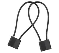 NOLITOY Câble Antivol en Acier 2pcs Serrure à Clé pour Vélo et Porte-matériel, Câble Flexible Noir, Protection Anti-rayures, pour Usage Extérieur