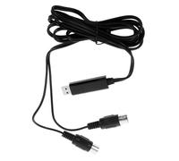 NOLITOY Câble Convertisseur Midi USB pour Clavier Piano Électronique Adaptateur Stable sans Délai Compatible Windows et Facile PC et Laptop pour Édition Musicale