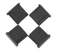 NOLITOY Cache-Griffe Flash 4 Pièces pour Appareil Photo, Accessoire en Abs Résistant, Protection de Griffe Porte-Accessoires Humidité et Oxydation, Compatible Multi-Interface, Usage