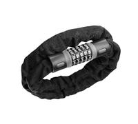 NOLITOY Cadenas à Combinaison Chiffres Chaîne Acier Renforcé Haute Sécurité Réinitialisable pour Porte Garage Portail Clôture Noir Gris