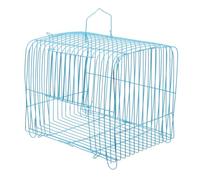 NOLITOY Cage pour Perruches Portable Fil Métallique Cage De Transport Spacieuse Et Respirante pour Oiseaux pour Perroquets Et Cockatiels Légère Et Pratique