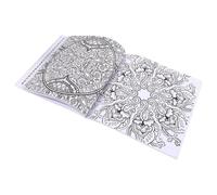 NOLITOY Cahier de Coloriage Mandala pour Adultes Dessin Anti-stress Compact et Léger Pages Épaisses Résistantes pour Aquarelle et Croquis Cadeau Pratique pour Apprendre et Passer