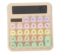 NOLITOY Calculatrice Mécanique Portable Bureau Couleur Petite Calculatrice Pratique pour Étudiants et Usage Scolaire Outil Décoratif Fonctionnel