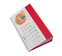 NOLITOY Calendrier de Bureau Cheval Chinois Calendrier de Table Petit pour Bureau Maison Planificateur Annuel Culturel et Artistique
