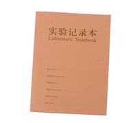 NOLITOY Carnet de Laboratoire Papier Kraft Cahier de Chimie Pratique pour Prise de Notes Recherche Scientifique