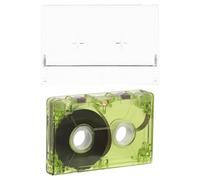 NOLITOY Cassette Audio Vierge Verte 40-60 Cassette en Plastique Compacte Compatible Mini Magnétophone Portable Audio Enregistrables pour Interviews Messages Vocaux et Enregistrements