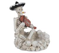 NOLITOY Cendrier en Résine de Crâne Unique pour Décoration D'intérieur et Extérieure, Usage Polyvalent Solide, Accessoire Essentiel pour Halloween et Terrasse