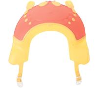 NOLITOY Chapeau De Bain Garçon Fille Réglable Forme De Crabe Pour Yeux Oreilles Capuchon Anti-projections Pour Garçon Fille De Mois Et Plus Pour Lavage Des Cheveux Rouge
