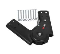 NOLITOY Charnière en Aluminium 5 CM pour Échelle Pliante Accessoire de Verrouillage avec Vis Connecteur Coudé Stable pour Escabeau de Grenier Quincaillerie Sécurisée et Pliable