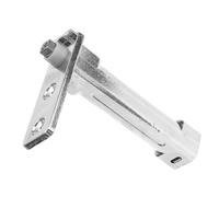 NOLITOY Charnière Pivotante Accessoires Silencieux Précision et Rotation sans Bruit en Alliage de Zinc Argenté pour Porte de Réfrigérateur pour Congélateur Encastrable