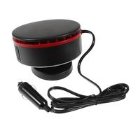 NOLITOY Chauffage de Voiture Portable 12V Dégivreur de Pare-Brise Noir et Rouge Ventilateur Désembueur D’Air pour Camping et Chauffage D’Appoint Automobile