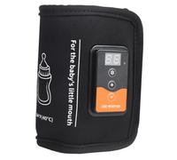 NOLITOY Chauffe-biberon USB Portable Multifonction avec Écran LCD Réglable et Rapide pour Biberons de Voyage et Usage Quotidien Protection Antidérapante et Résistante Noir