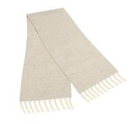 NOLITOY Chemin de Table Lin Coton Tissé Main avec Pompons Style Nordique Double Face Décoration Rustique pour Salon Jardin et Fêtes