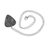 NOLITOY Choisir Collier Noir Acier Médiators Prendre Plectre Colliers En Forme De Plaqué Musicien Accessoires De Guitare Accessoire De Guitare Collier Médiator Pendentif Celluloïd