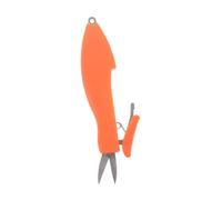 NOLITOY Ciseaux de Télescopiques Pliants Acier Inoxydable Coupeur Robuste pour Ligne et Hameçon Outil Compact et Portable pour Matériel