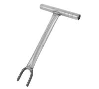 NOLITOY Clé à Valve Eau avec Poignée Longue Clé Fer à Ouverture U pour Arrêt Facile Outil Multifonction pour Robinetterie et Maintenance Plomberie