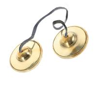 NOLITOY Cloche de Méditation Cuivre Petite Cymbale Tibétaine pour Yoga et Pleine Conscience et Portable Accessoire pour Séances de Méditation et Relaxation