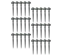 NOLITOY Clous de Fer à Cheval en Fer, 50pcs, Fabrication Précise et Léger, Accessoires Indispensables pour Chevaux et Maréchaux-ferrants