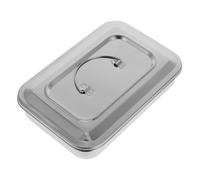 NOLITOY Coffret De Pour Instruments Acier Inoxydable Plateau De Rangement Boîte De Trempage