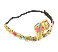 NOLITOY Coiffe Égyptienne Serpent Coiffe de Costume pour Halloween Serre-tête Style Égyptien Accessoire de Cheveux Unique Décoration de Fête Légère